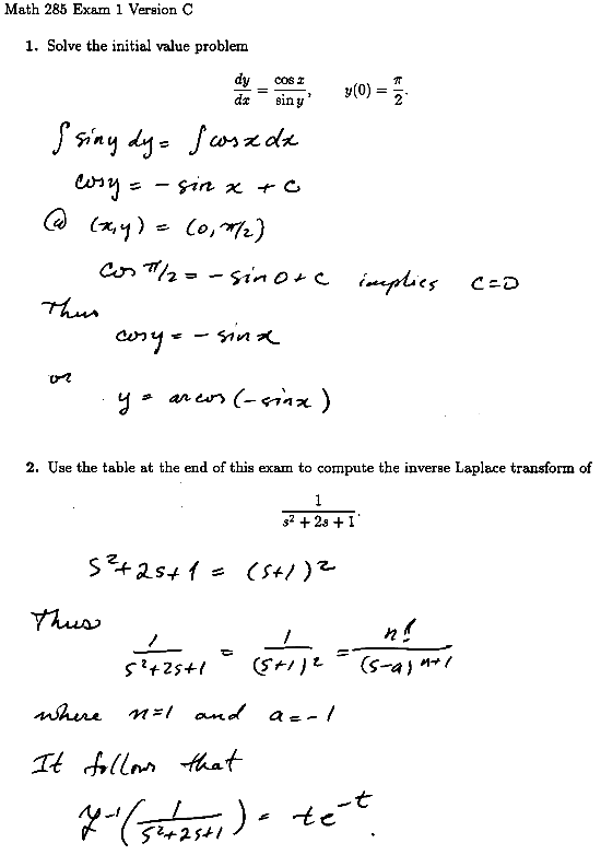 Answer to question 1 and 2