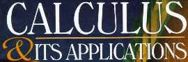 Calculus and Its Applications